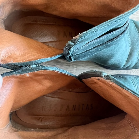 Hispanitas Dark Green Ankle Boots - Picture 9 of 9